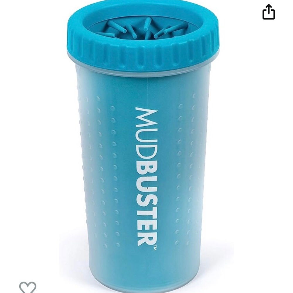 Dog Paw Cleaner “Mudbuster” size in Medium (blue)